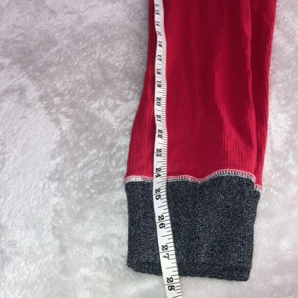 NWT Abercrombie & Fitch XS Sleepwear Collection Red Contrast Trim One Piece - Picture 9 of 12